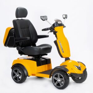 Scooty Elegance jaune vue de l'avant