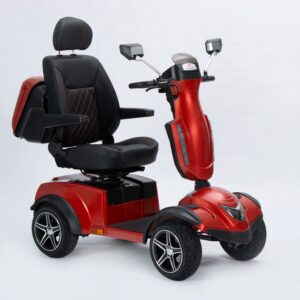 Scooty Elegance rouge vue de l'avant